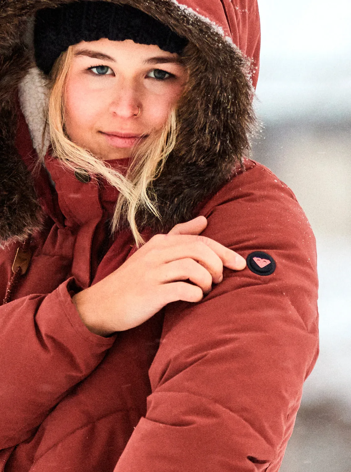 Ellie Warmlink Winter Jacket With Heating Panel - Smoked Paprika sold by Roxy product image thumbnail 3