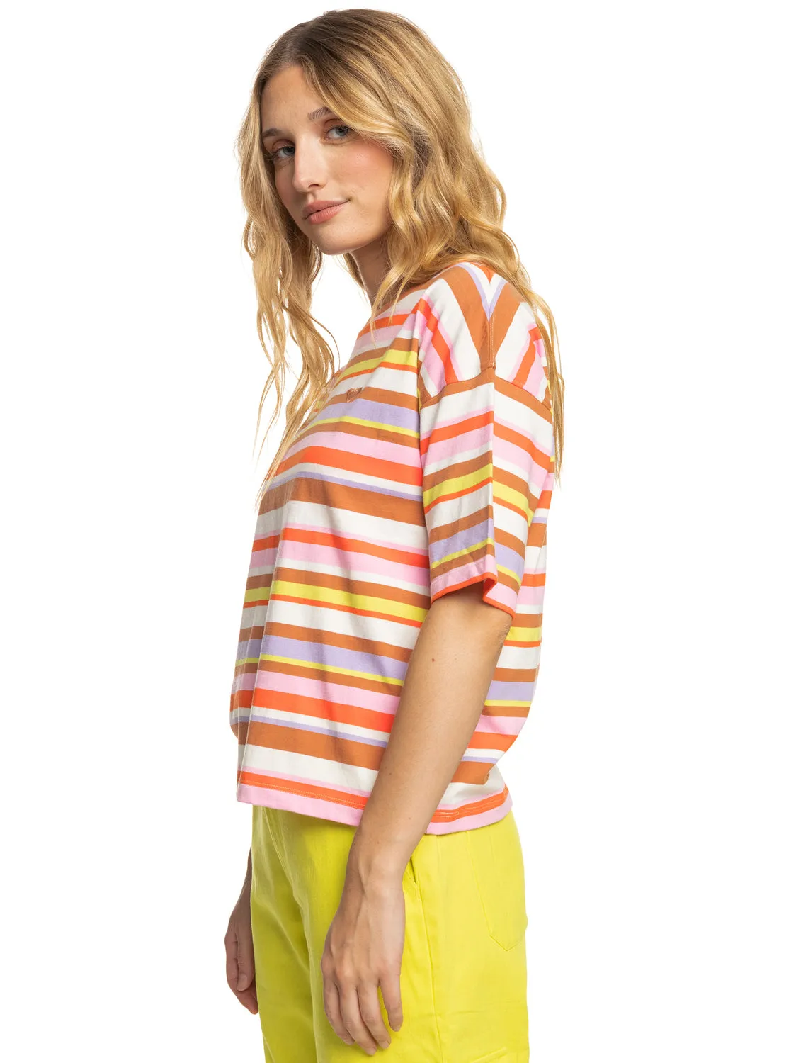 Surf.Kind.Kate. T-Shirt - Vermillon Sun Struck Stripe sold by Roxy product image thumbnail 2
