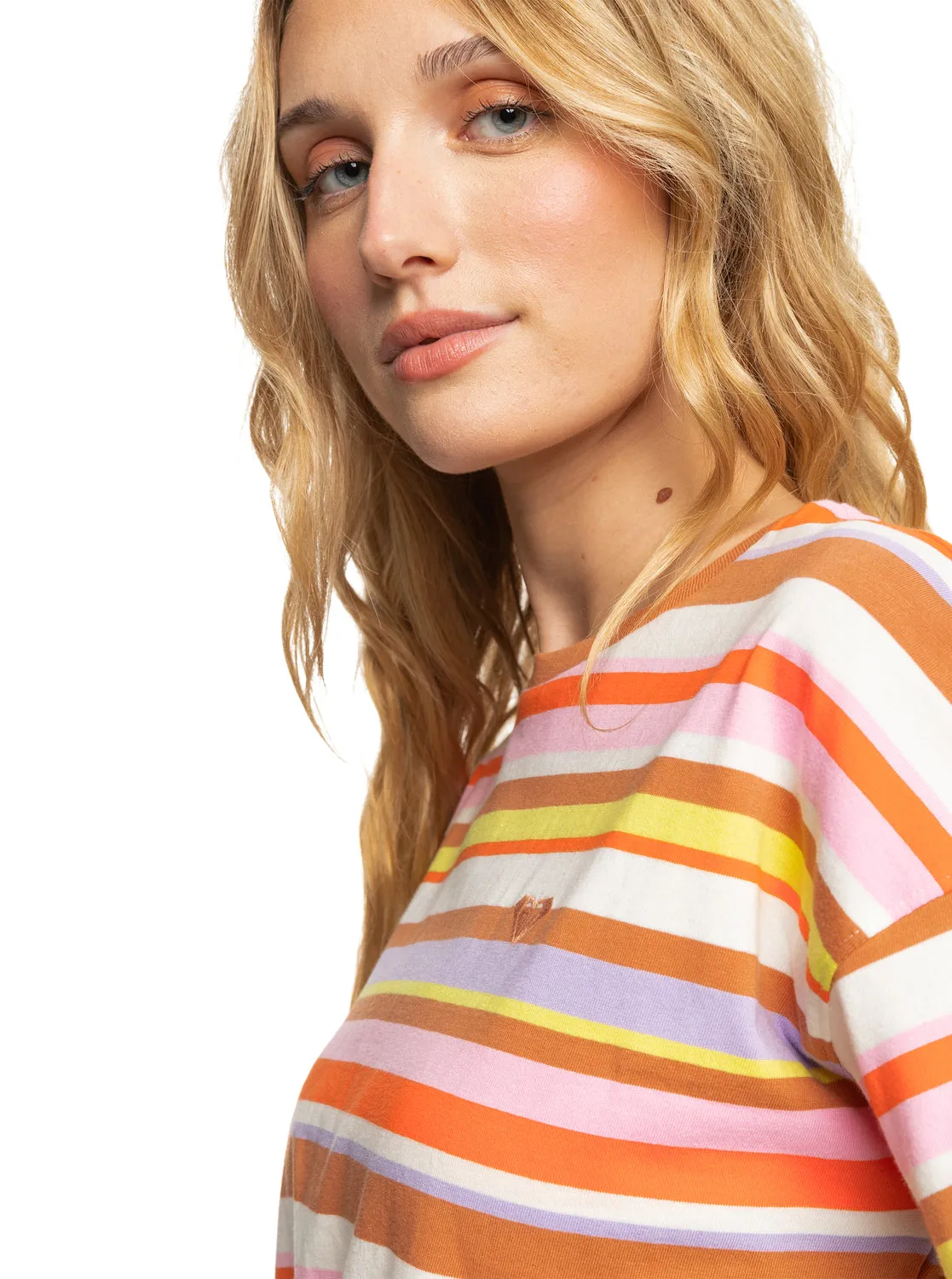Surf.Kind.Kate. T-Shirt - Vermillon Sun Struck Stripe sold by Roxy product image thumbnail 3