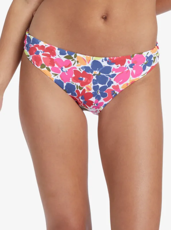 Printed Beach Classics Hipster Bikini Bottoms - Bloomin Babe sold by Roxy