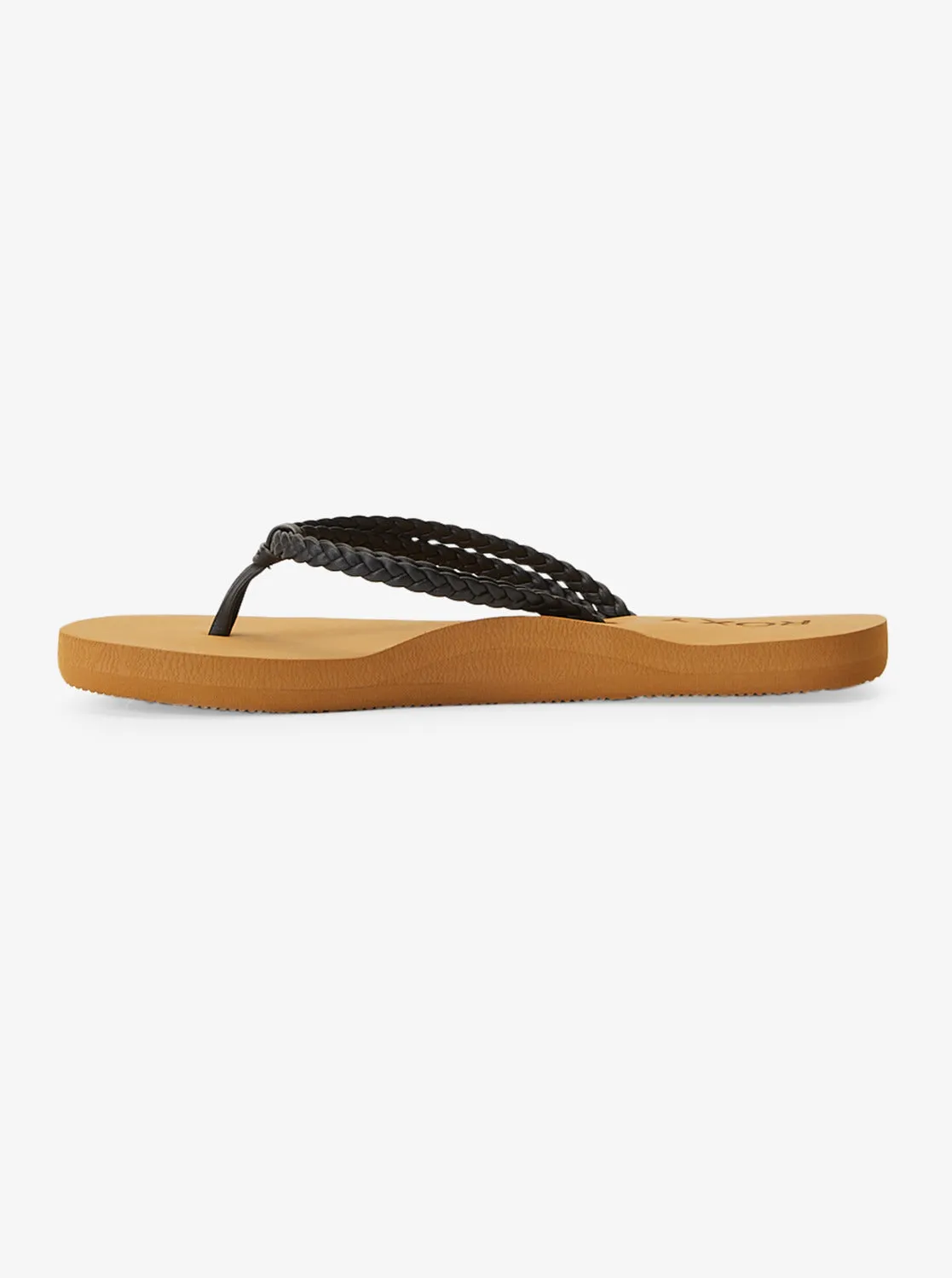 Girls 4-16 Costas Flip-Flops - Black sold by Roxy product image thumbnail 3