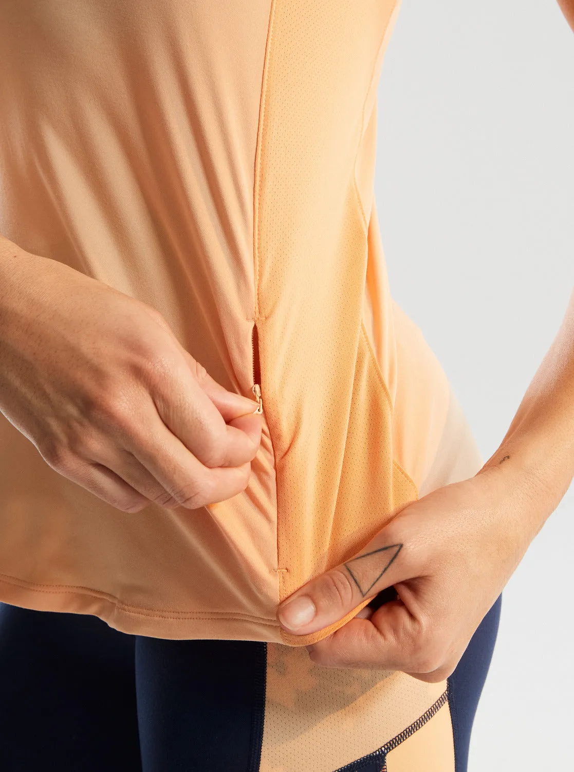 Pure Pursuit Mesh TanK - Peach Fuzz sold by Roxy product image thumbnail 3