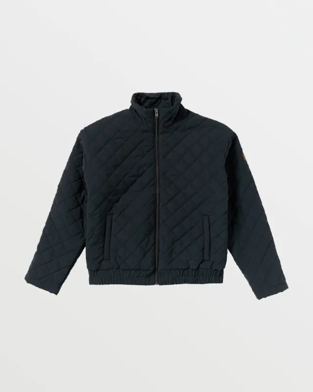 Path To Paradise Quilted Jacket - Anthracite sold by Roxy
