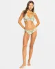 Beach Classics Hipster Ties Bikini Bottom - Oil Green Leavin sold by Roxy