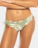 Beach Classics Hipster Ties Bikini Bottom - Oil Green Leavin sold by Roxy