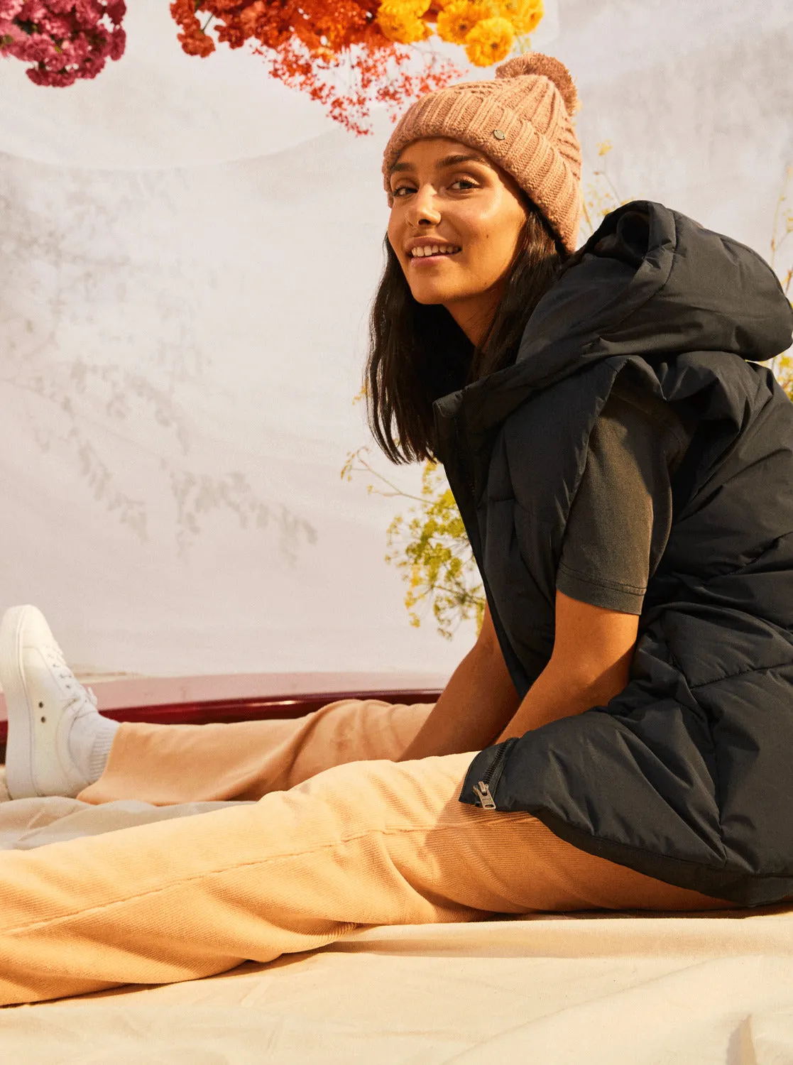 Cozy Sundown Beanie - Dusty Coral sold by Roxy product image thumbnail 4