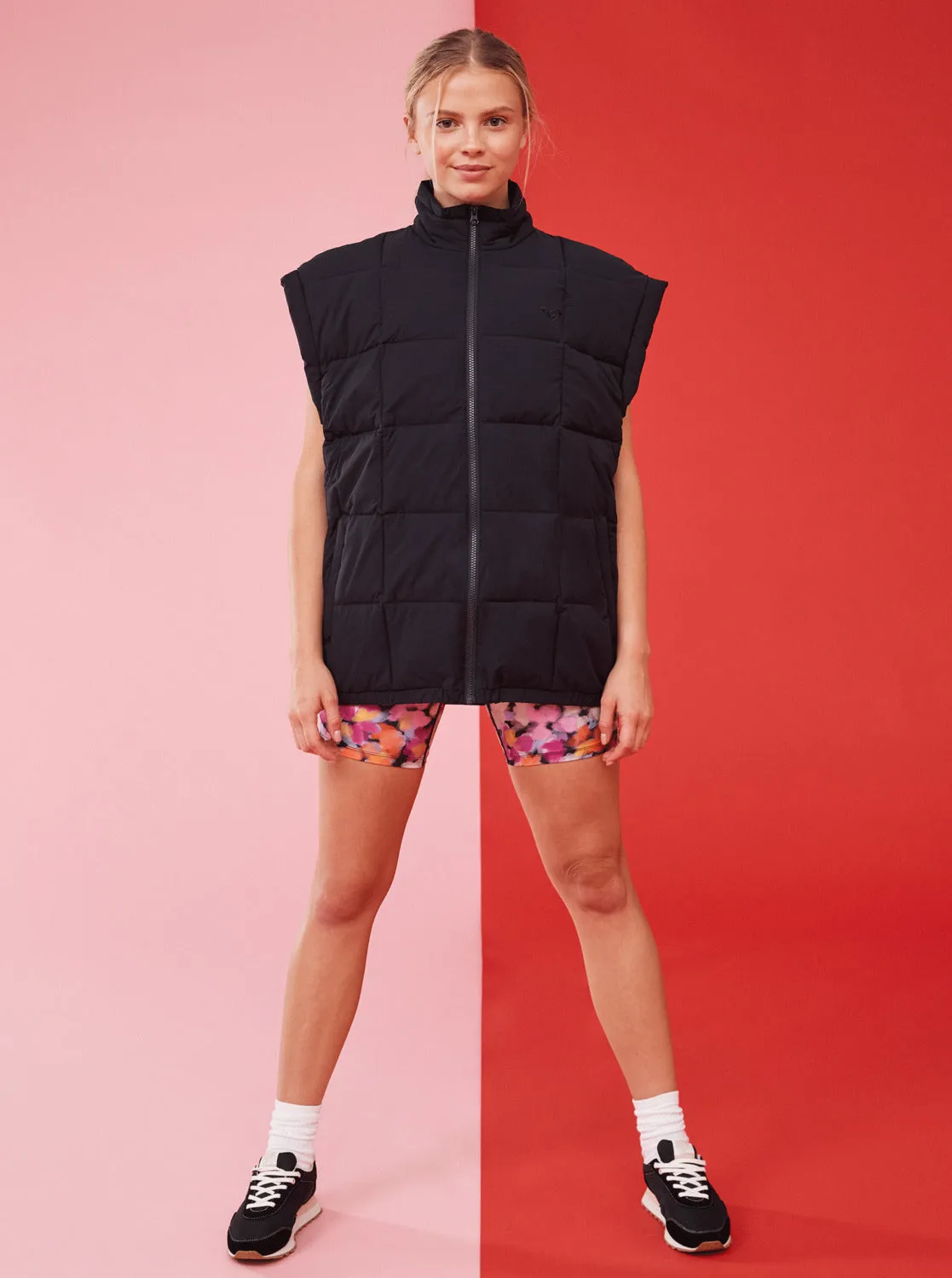 Waves Of Warmth Quilted Vest - Anthracite sold by Roxy product image thumbnail 5