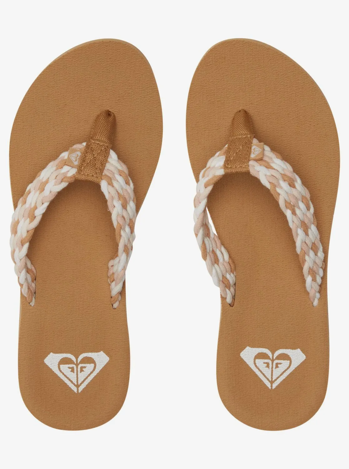 Porto Flip-Flops - White/Multi sold by Roxy product image thumbnail 3
