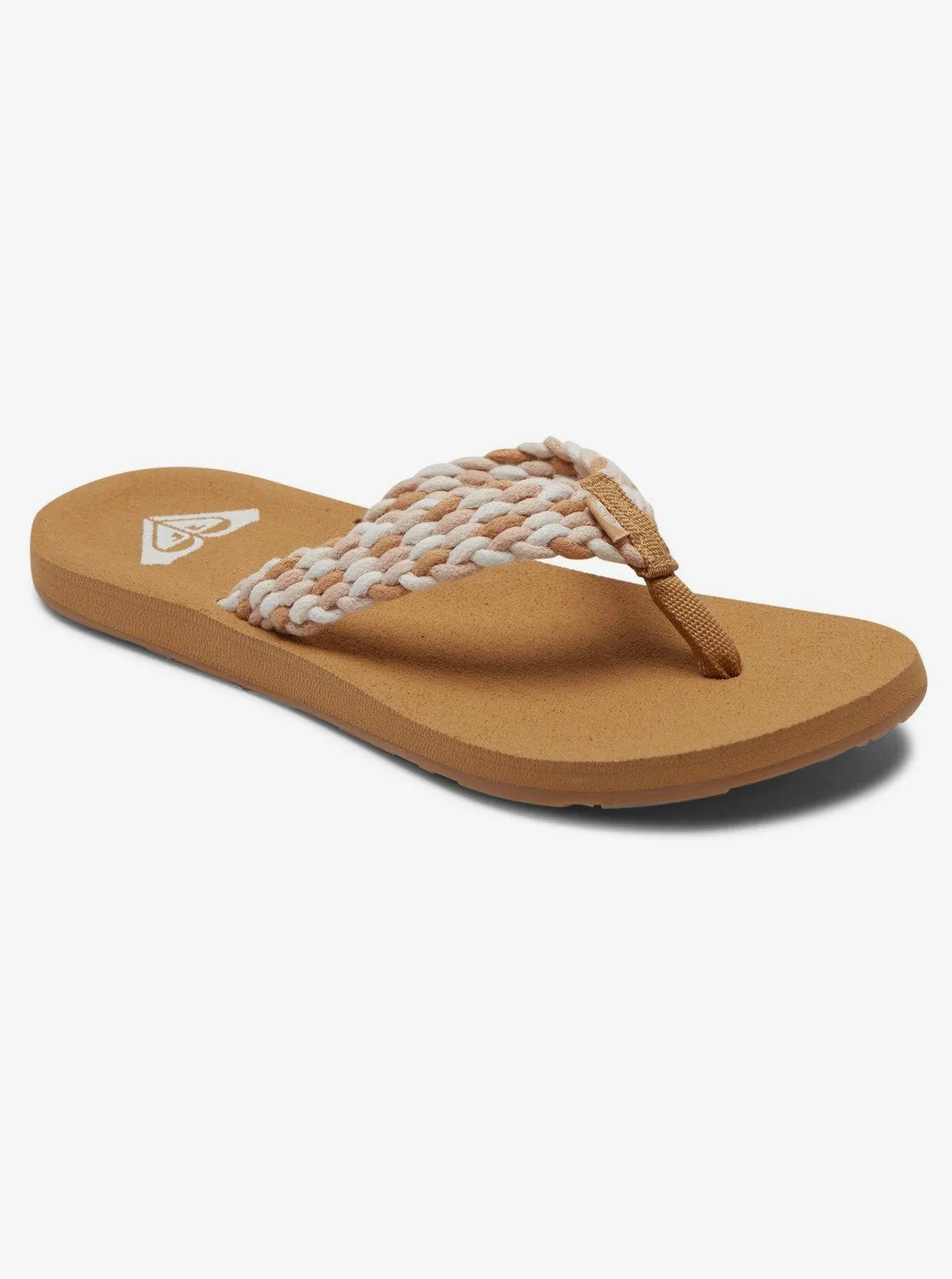 Porto Flip-Flops - White/Multi sold by Roxy