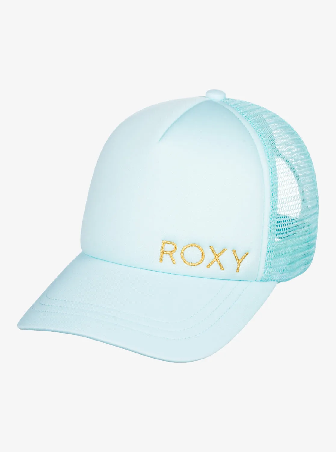 Finishline 2 Color Trucker Hat - Aruba Blue sold by Roxy product image thumbnail 4