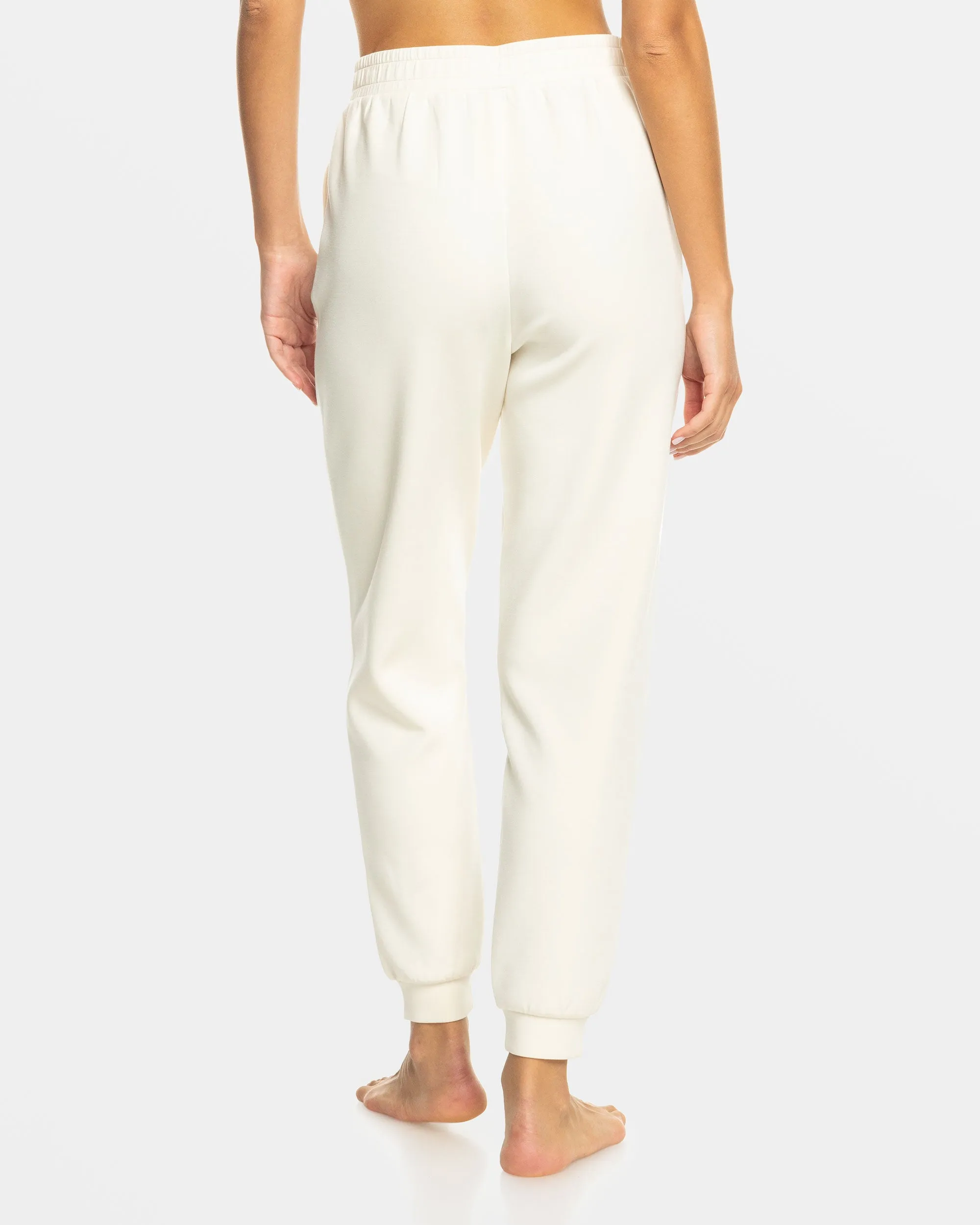 Rise & Vibe Sweet Elastic Waist Pants - Buttercream sold by Roxy product image thumbnail 4