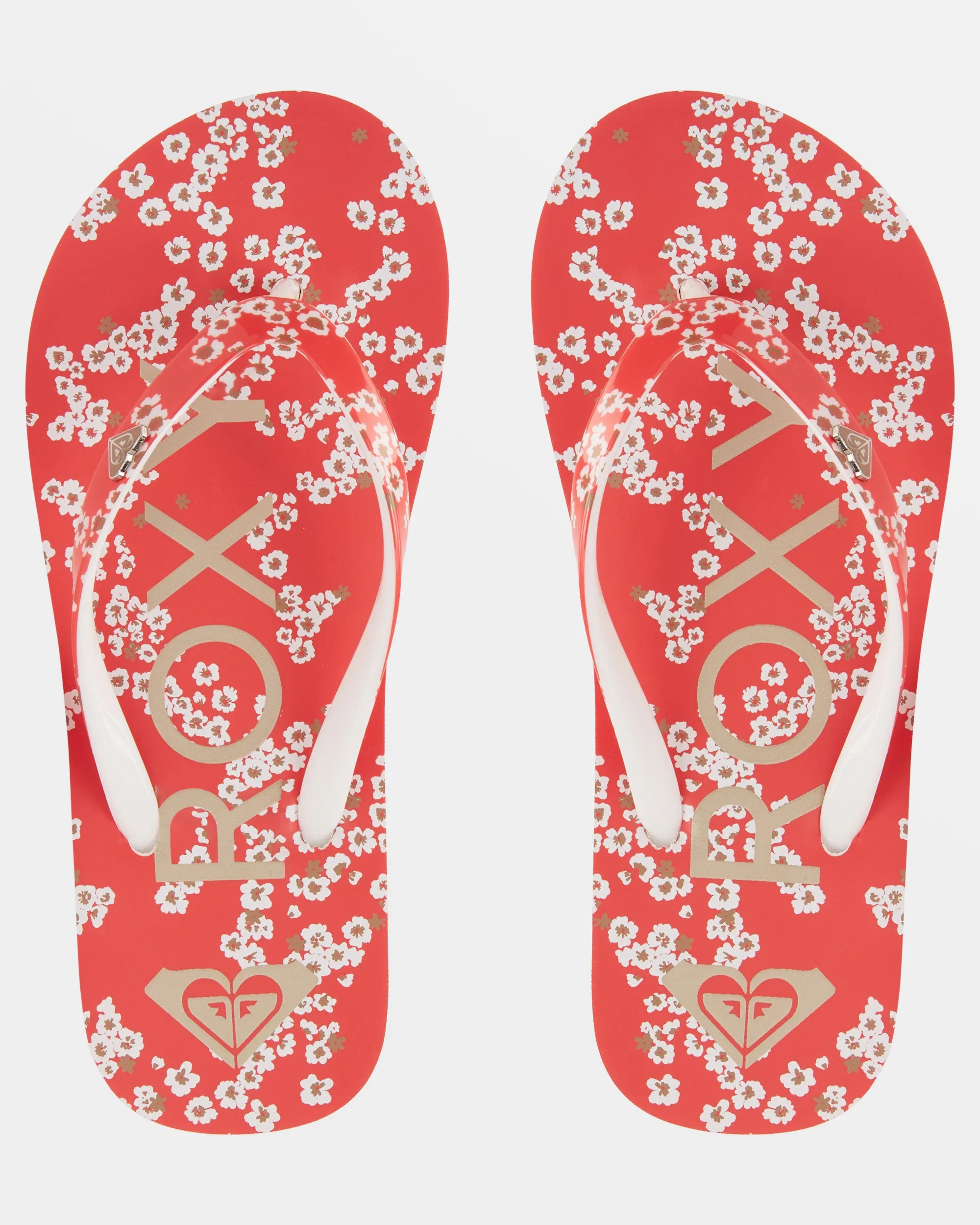 Girls 4-16 Pebbles Sandals - Athletic Red/White sold by Roxy product image thumbnail 5