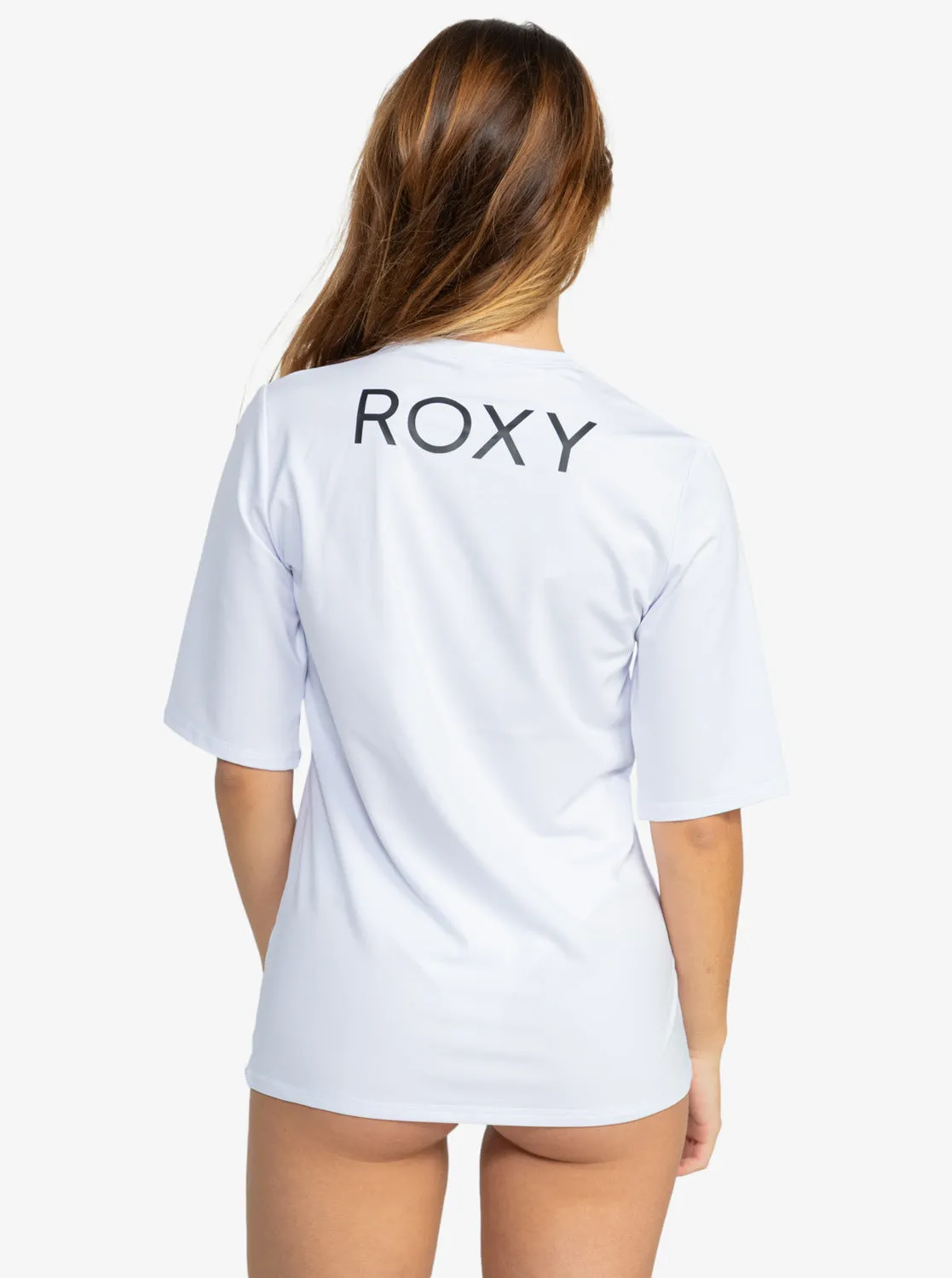 New Enjoy Waves Short-Sleeve Rashguard - Bright White sold by Roxy product image thumbnail 4