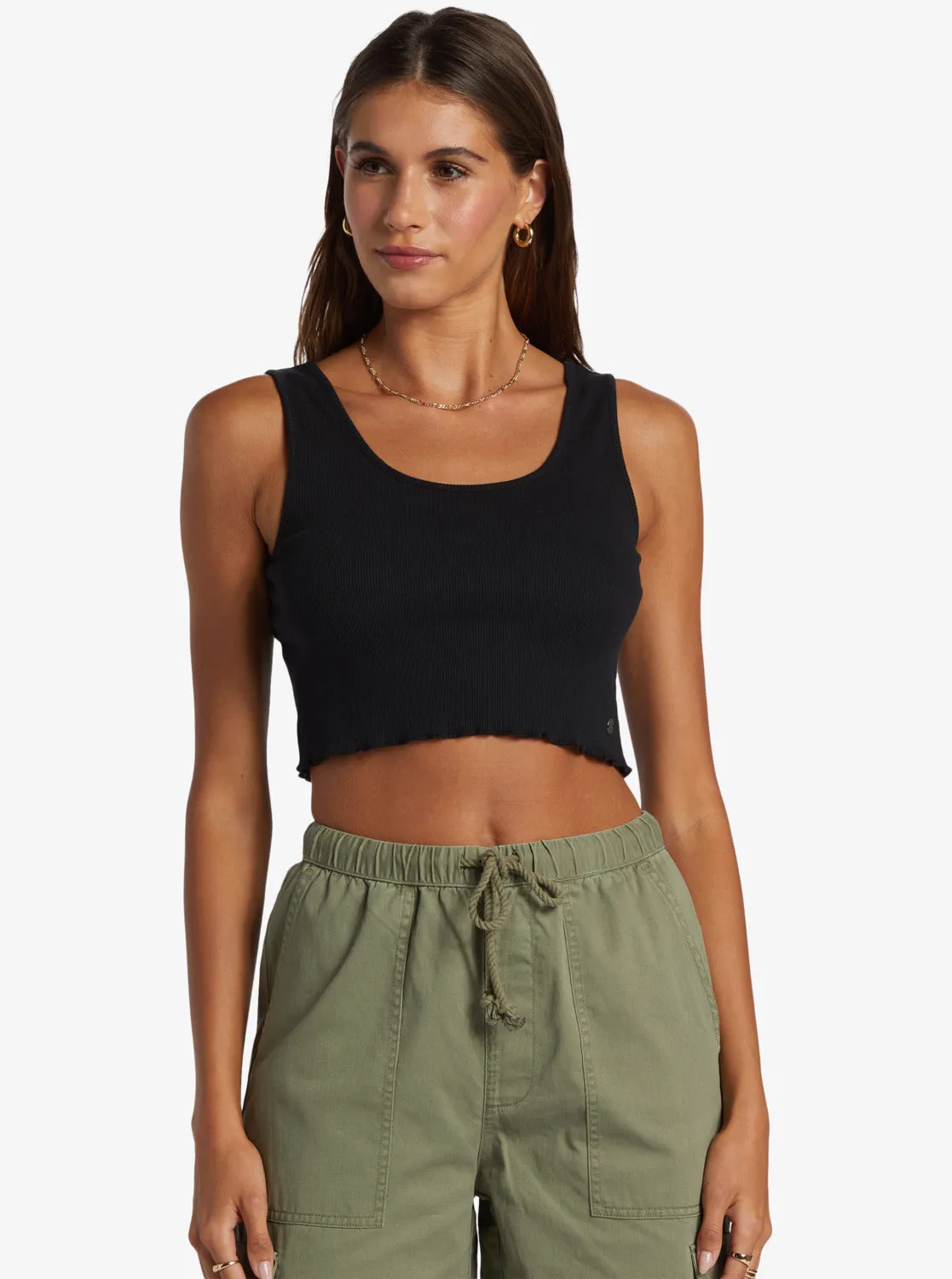 Keep It Wavy Tank Top - Anthracite sold by Roxy