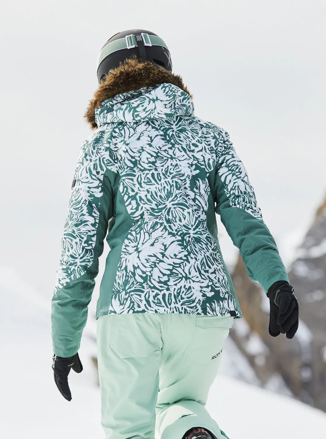 Jet Ski Premium Technical Snow Jacket - Dark Forest Wild sold by Roxy product image thumbnail 2
