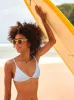 Rib Roxy Love The Quiver Bikini Top - Bel Air Blue sold by Roxy