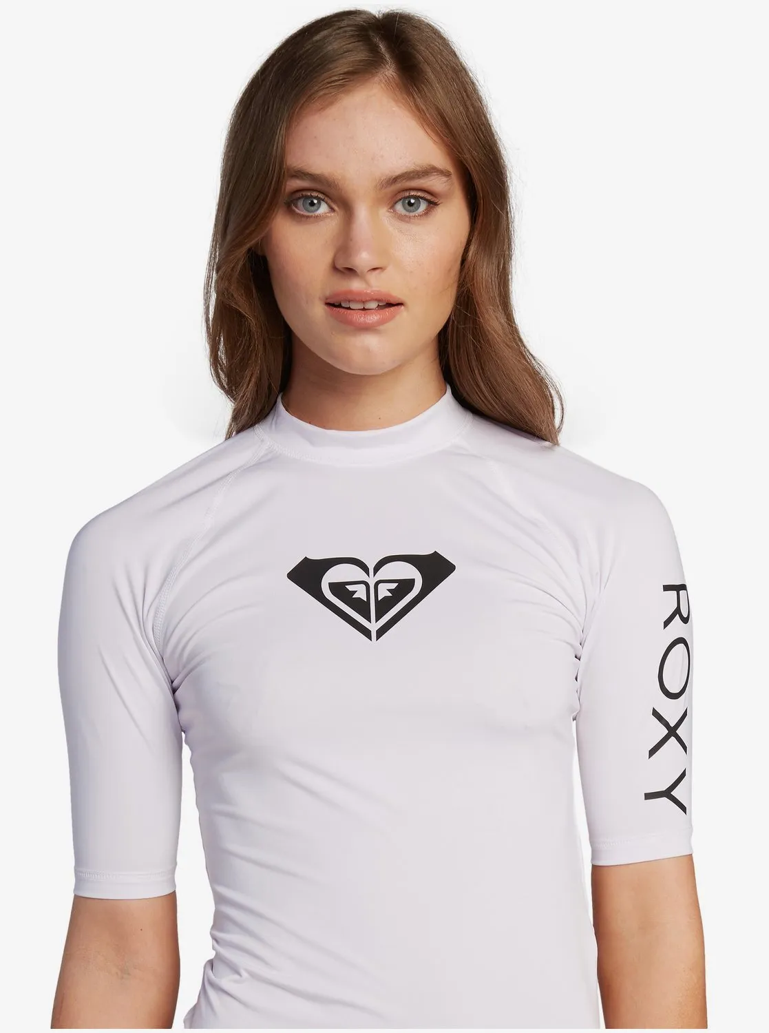 Florida Whole Hearted Short Sleeve UPF 50 Rashguard - Sea Salt sold by Roxy product image thumbnail 2