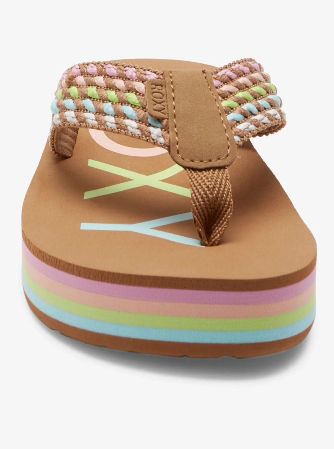Girls 4-16 Chika Hi Sandals - Multi 1 sold by Roxy product image thumbnail 5