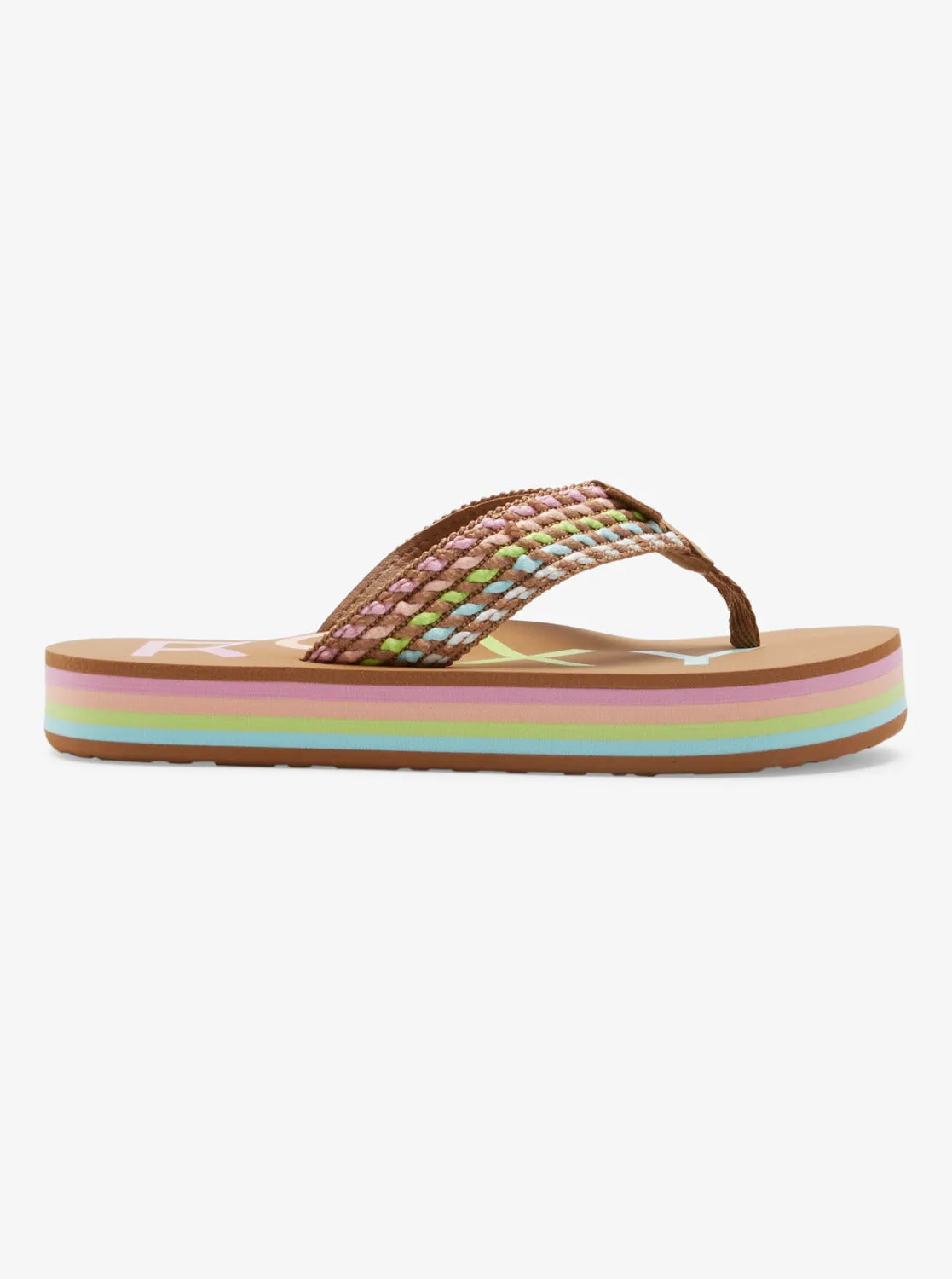 Girls 4-16 Chika Hi Sandals - Multi 1 sold by Roxy product image thumbnail 2
