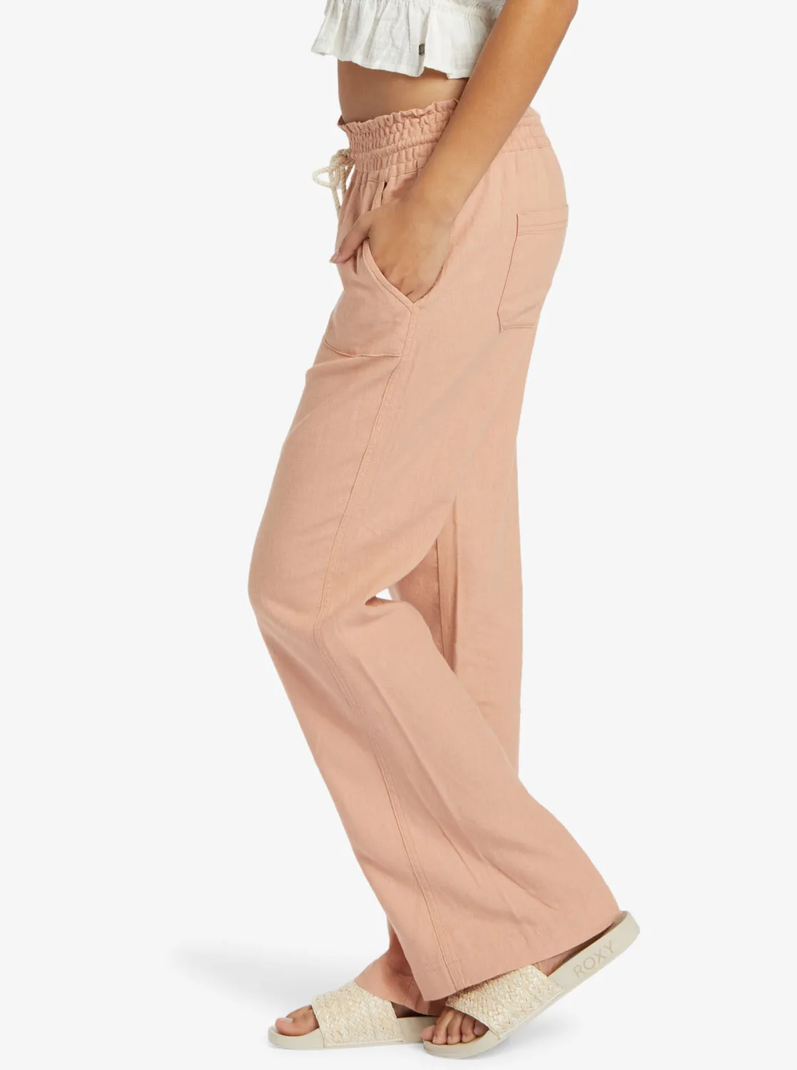 Oceanside Flared Pants - Cafe Creme sold by Roxy product image thumbnail 2