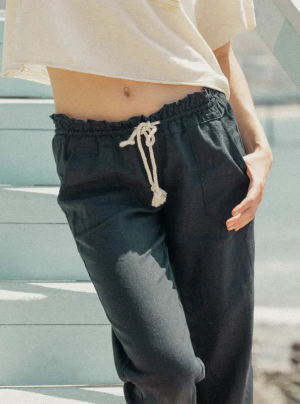 Oceanside Flared Pants - True Black sold by Roxy