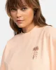 Lineup Oversize Crew Neck Sweatshirt - Peach Nougat sold by Roxy