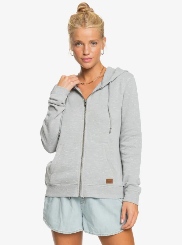 Perfect Wave Zip Hoodie - Heritage Heather sold by Roxy