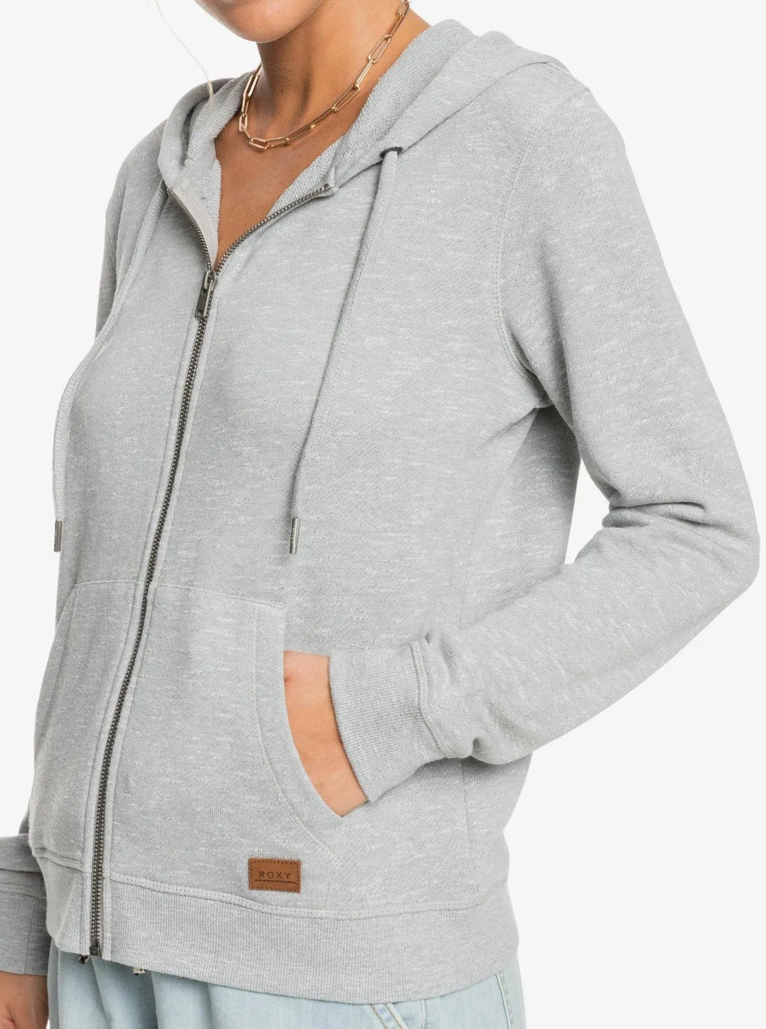 Perfect Wave Zip Hoodie - Heritage Heather sold by Roxy product image thumbnail 3