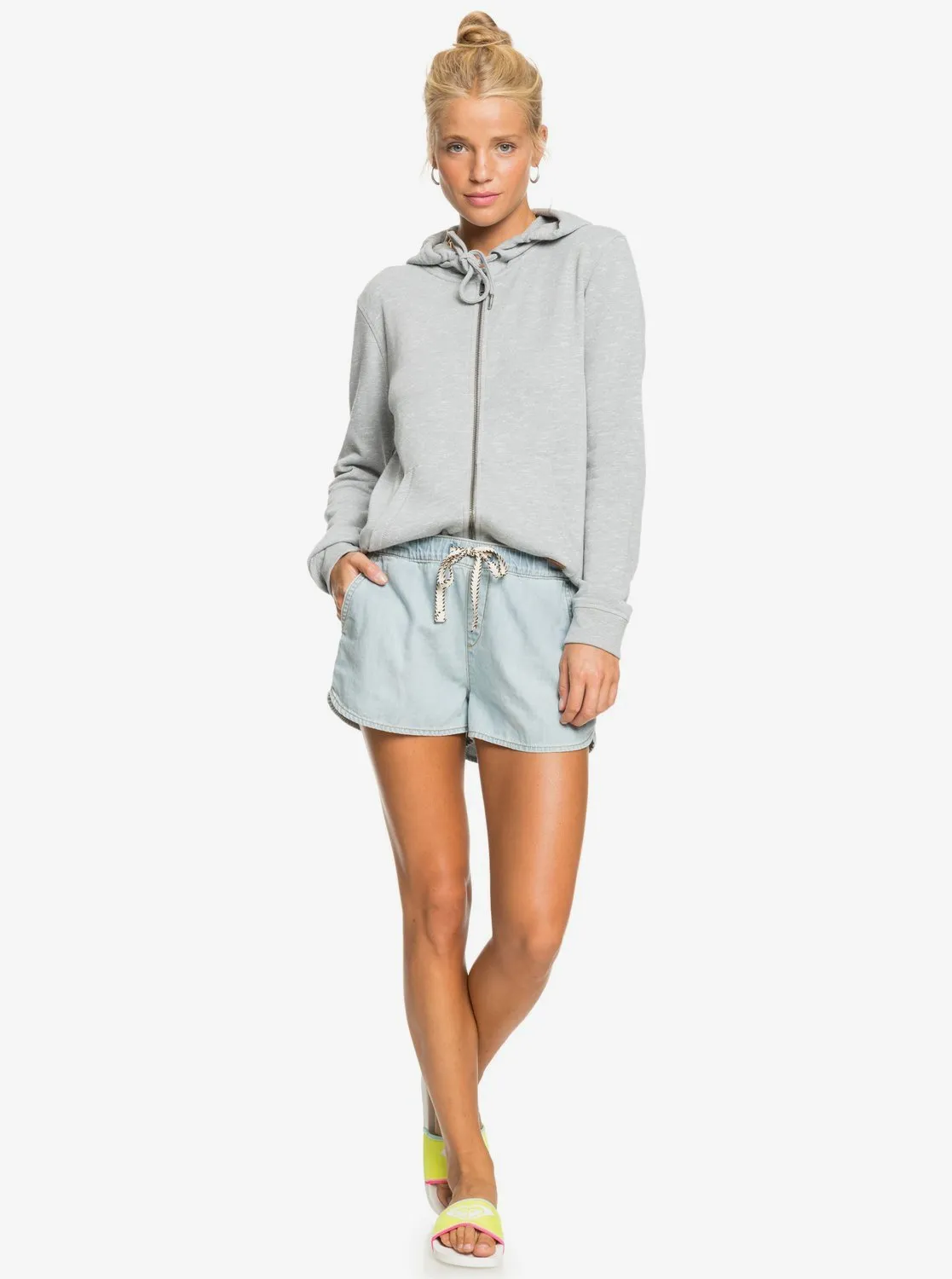 Perfect Wave Zip Hoodie - Heritage Heather sold by Roxy product image thumbnail 4