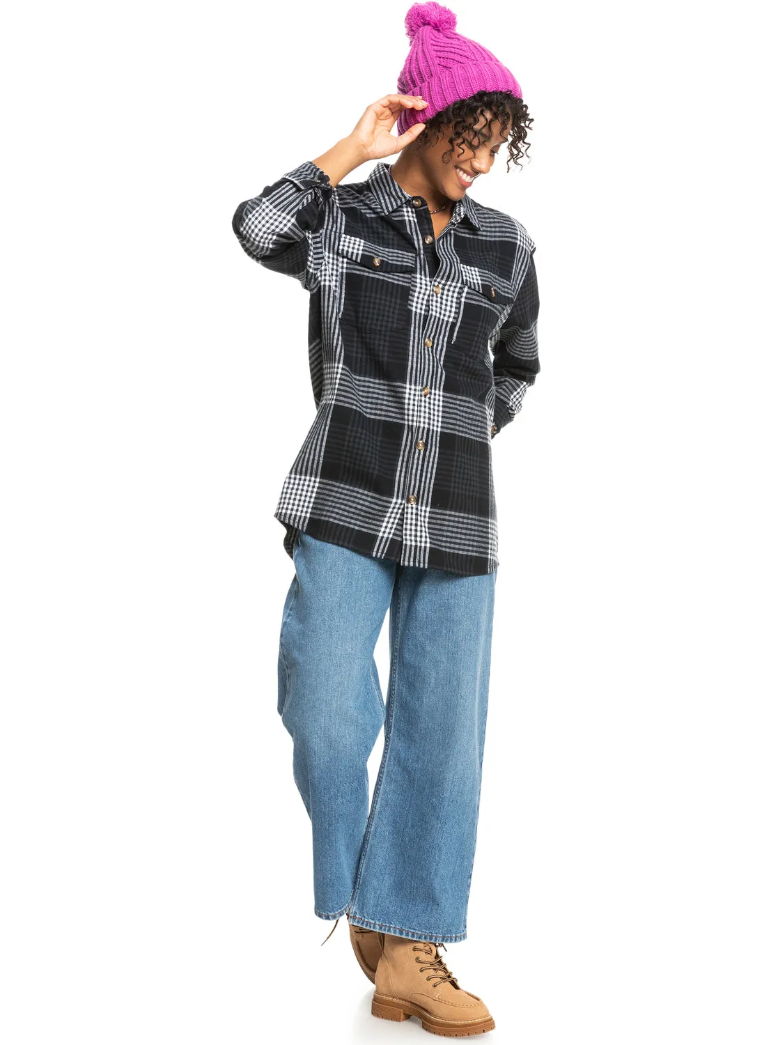 Cozy Sundown Beanie - Vivid Viola sold by Roxy product image thumbnail 2