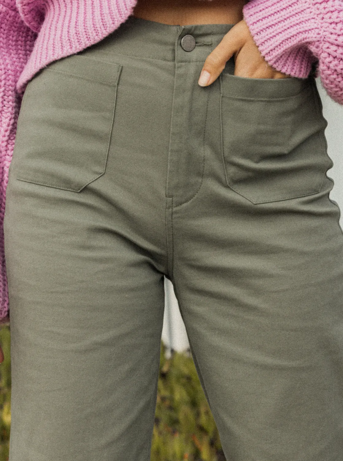 Coastal Cruiser Wide Leg Pants - Agave Green sold by Roxy product image thumbnail 3