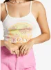 Haleiwa Moment Cropped Tank Top - Snow White sold by Roxy
