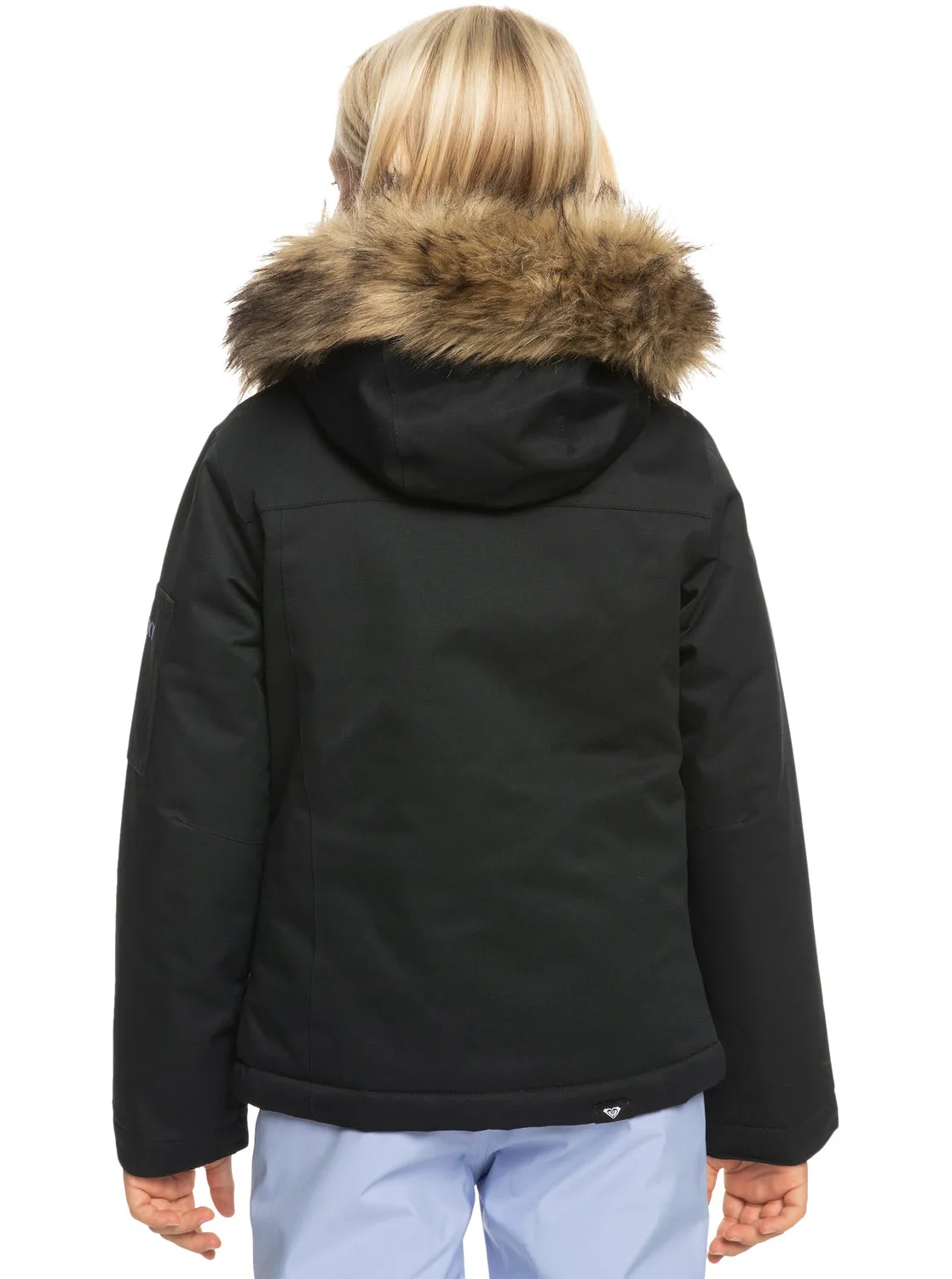 Girls 4-16 Meade Technical Snow Jacket - True Black sold by Roxy product image thumbnail 3