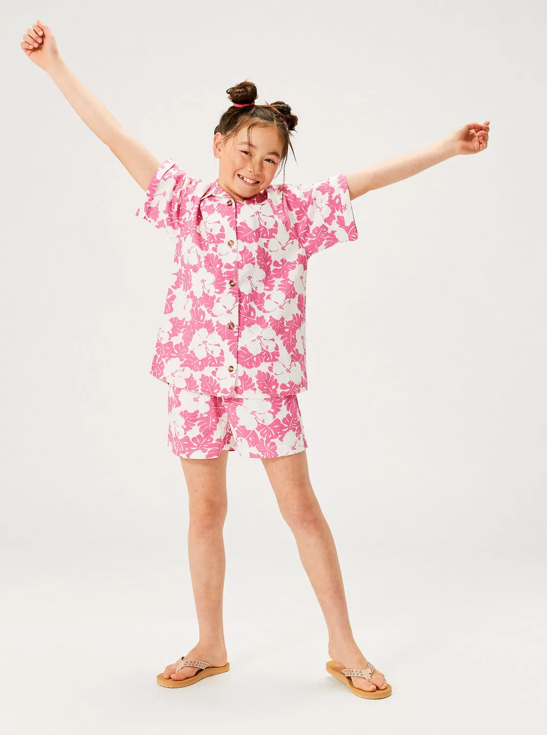 Girls 4-16 Porto Motif Sandals - Barely Pink sold by Roxy product image thumbnail 2