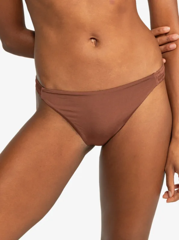 Silky Island Cheeky Bikini Bottom - Root Beer sold by Roxy