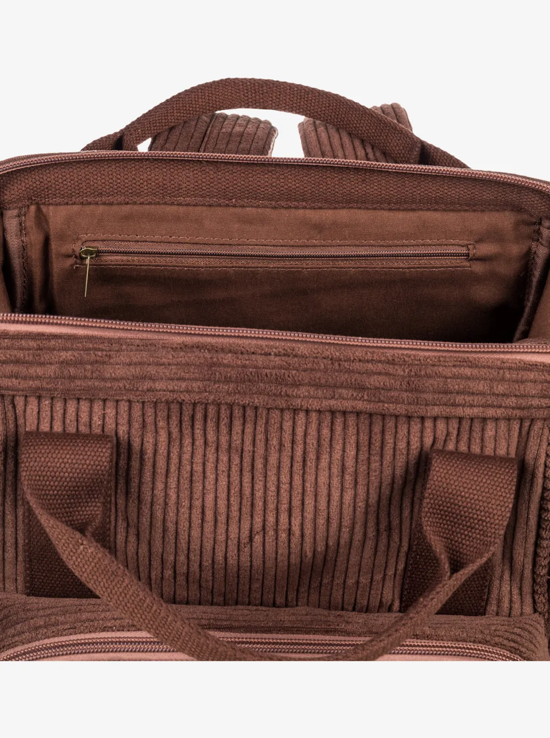 Cozy Nature Medium Corduroy Backpack - Bitter Chocolate sold by Roxy product image thumbnail 5