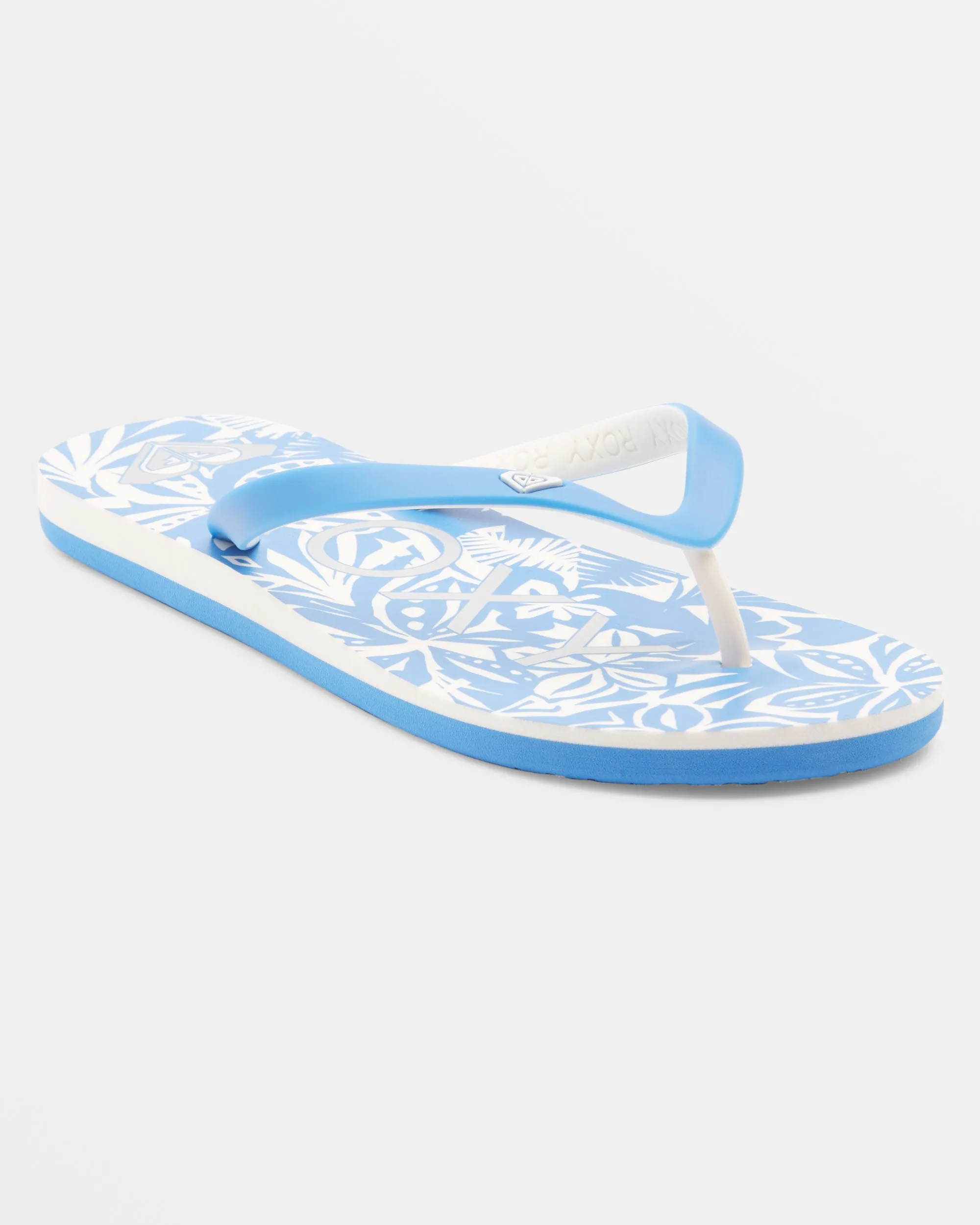 Tahiti Flip-Flops - Blue Jay/White sold by Roxy