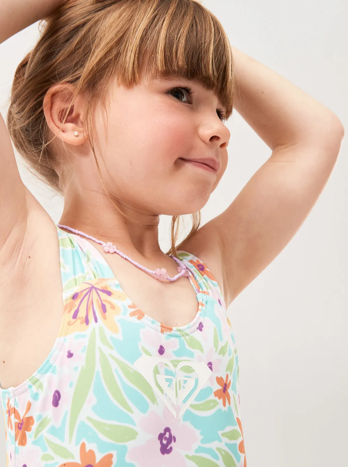 Girls 2-7 Hawaiian Spirit One-Piece Swimsuit - Aruba Blue Hawaiian Spirit sold by Roxy product image thumbnail 4