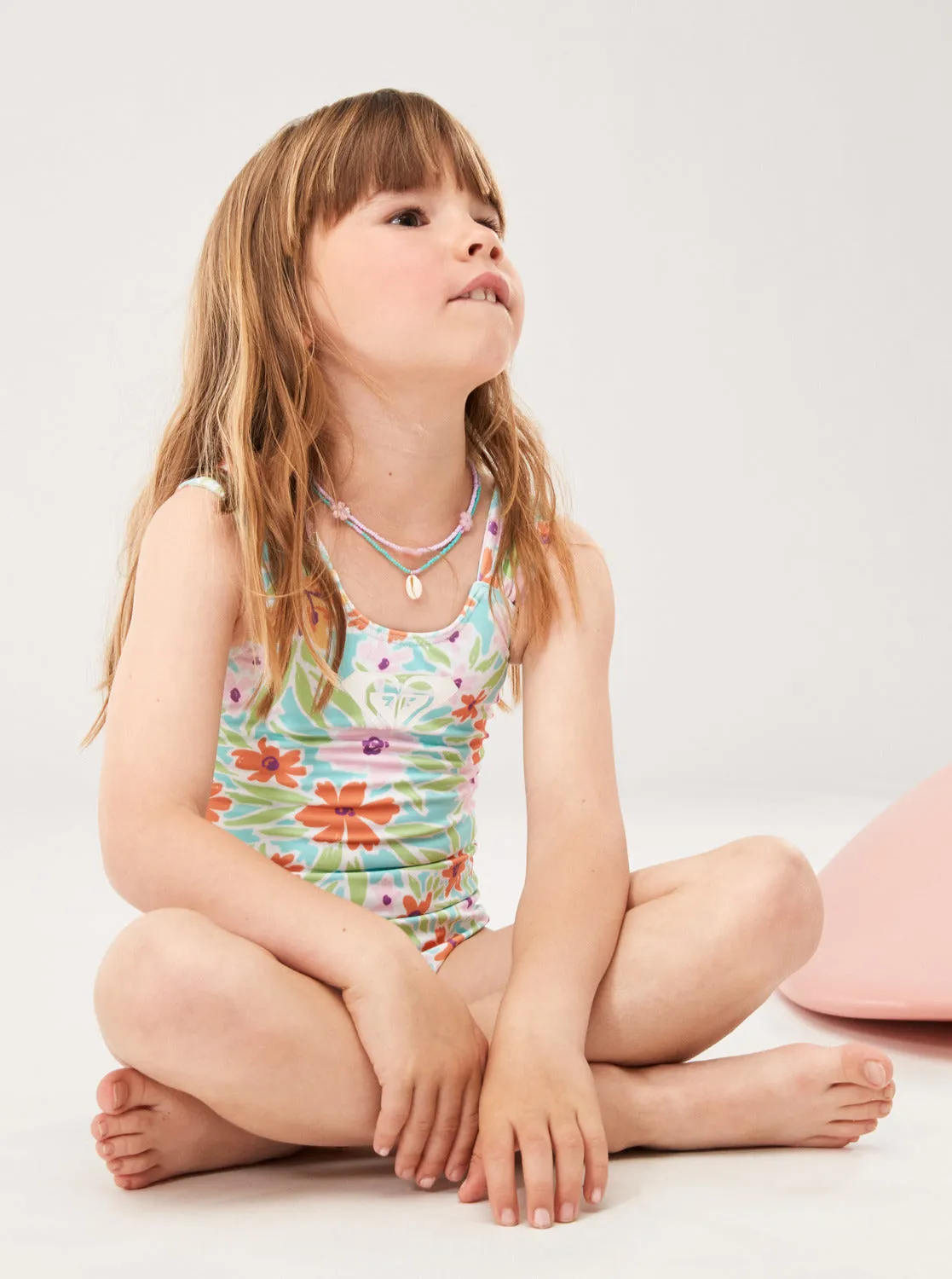 Girls 2-7 Hawaiian Spirit One-Piece Swimsuit - Aruba Blue Hawaiian Spirit sold by Roxy product image thumbnail 5