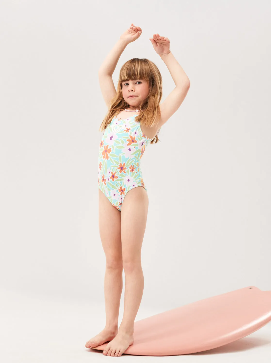 Girls 2-7 Hawaiian Spirit One-Piece Swimsuit - Aruba Blue Hawaiian Spirit sold by Roxy product image thumbnail 2