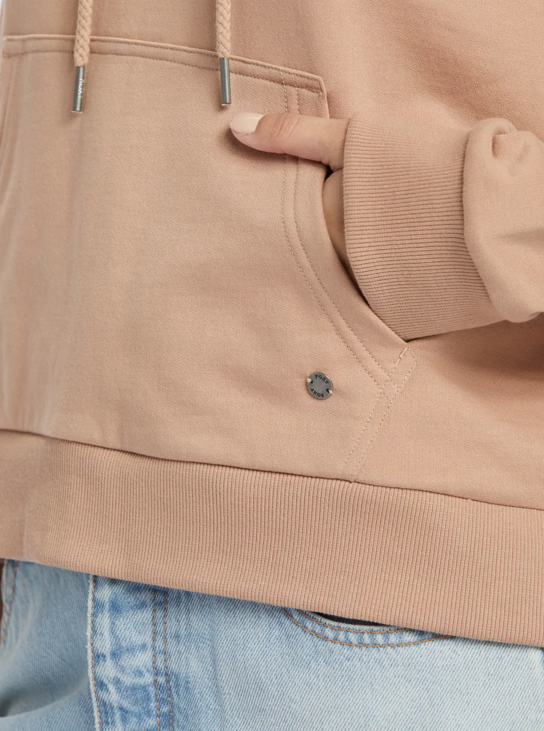 Afternoon Hike Hoodie - Warm Taupe sold by Roxy product image thumbnail 4