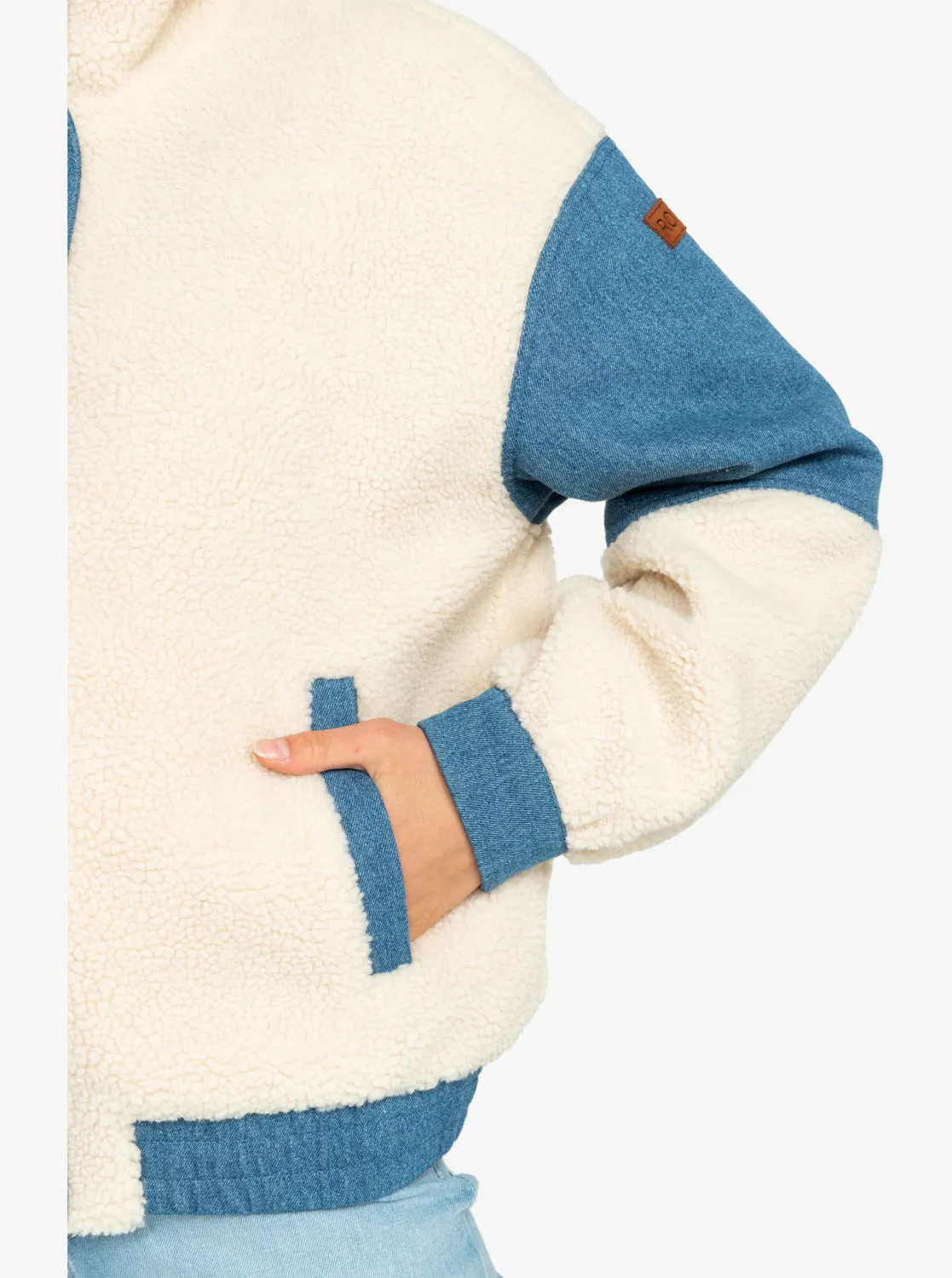 Wrap It Up Corduroy Aviator Jacket - Tapioca sold by Roxy product image thumbnail 4