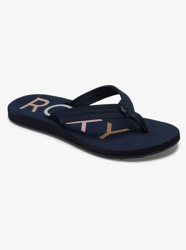 Vista Flip-Flops - Navy sold by Roxy