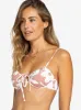 Printed Beach Classics Underwired Bikini Top - Ash Rose Botanical Stencil sold by Roxy