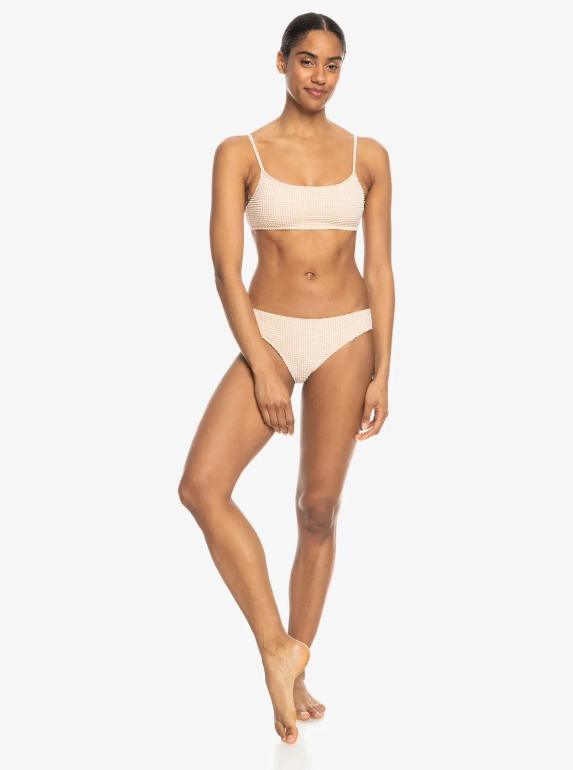 Gingham Hipster Bikini Bottom - Porcini sold by Roxy product image thumbnail 3