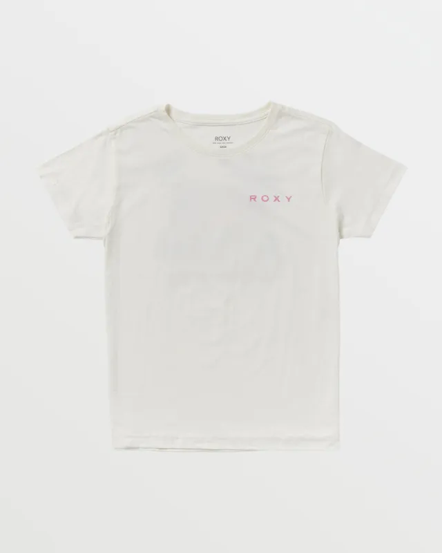 Sunset Beach California Boyfriend T-Shirt - Egret sold by Roxy