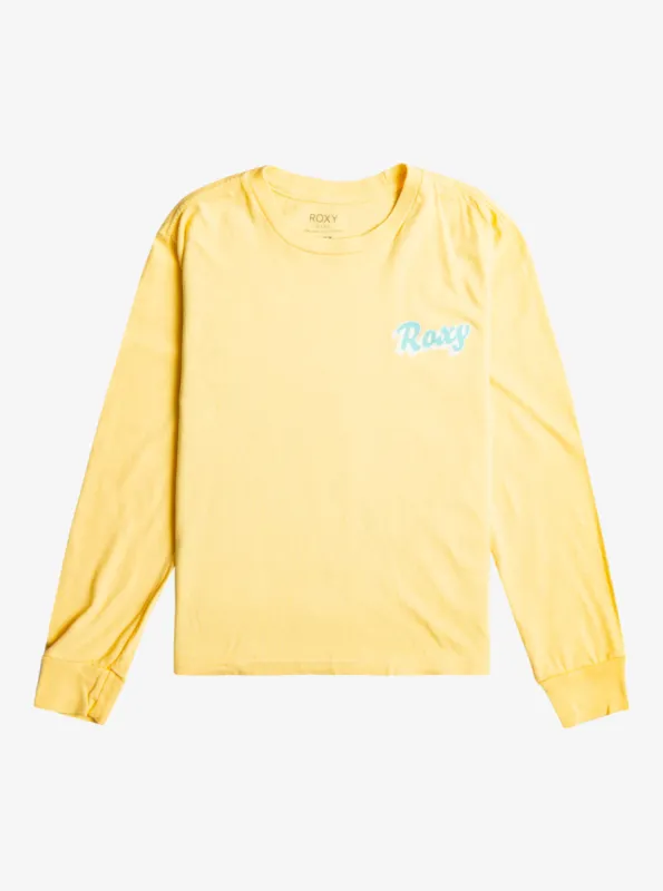 Girls 4-16 Sunny Side Long Sleeve T-Shirt - Banana Cream sold by Roxy
