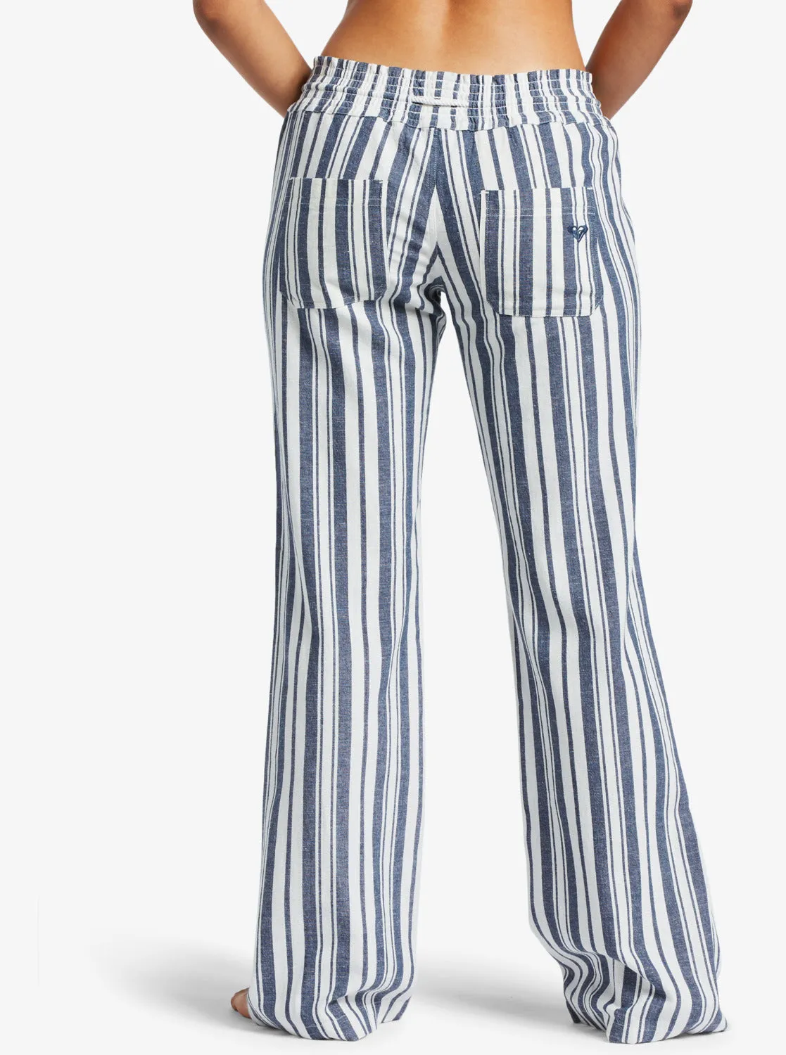 Oceanside Flared Pants - Mood Indigo Paradise Stripe sold by Roxy product image thumbnail 5