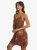 Shine A Light Dress - Root Beer Bacan Bandana sold by Roxy