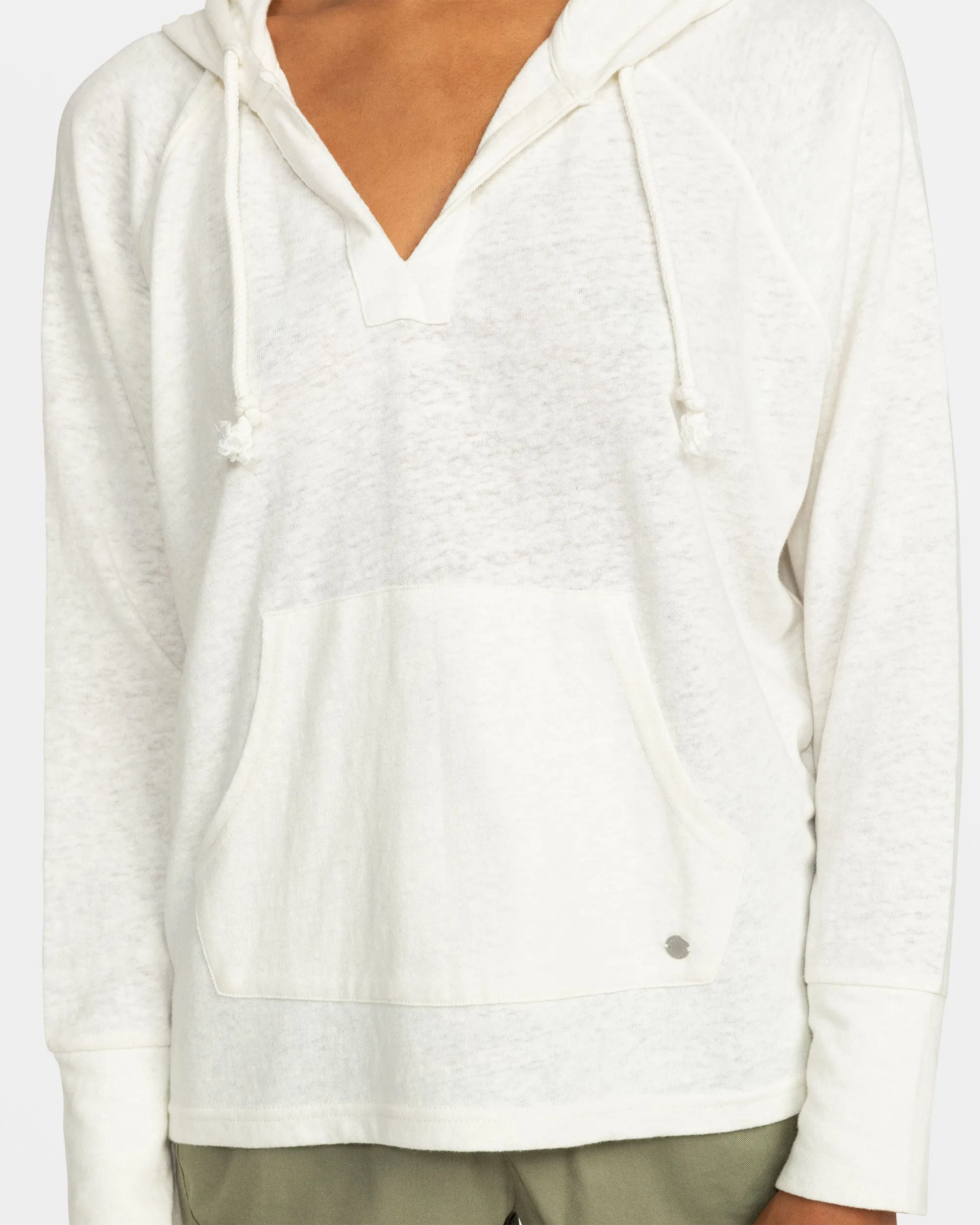 Destination Surf Long-Sleeve Hooded Top - Egret sold by Roxy product image thumbnail 5